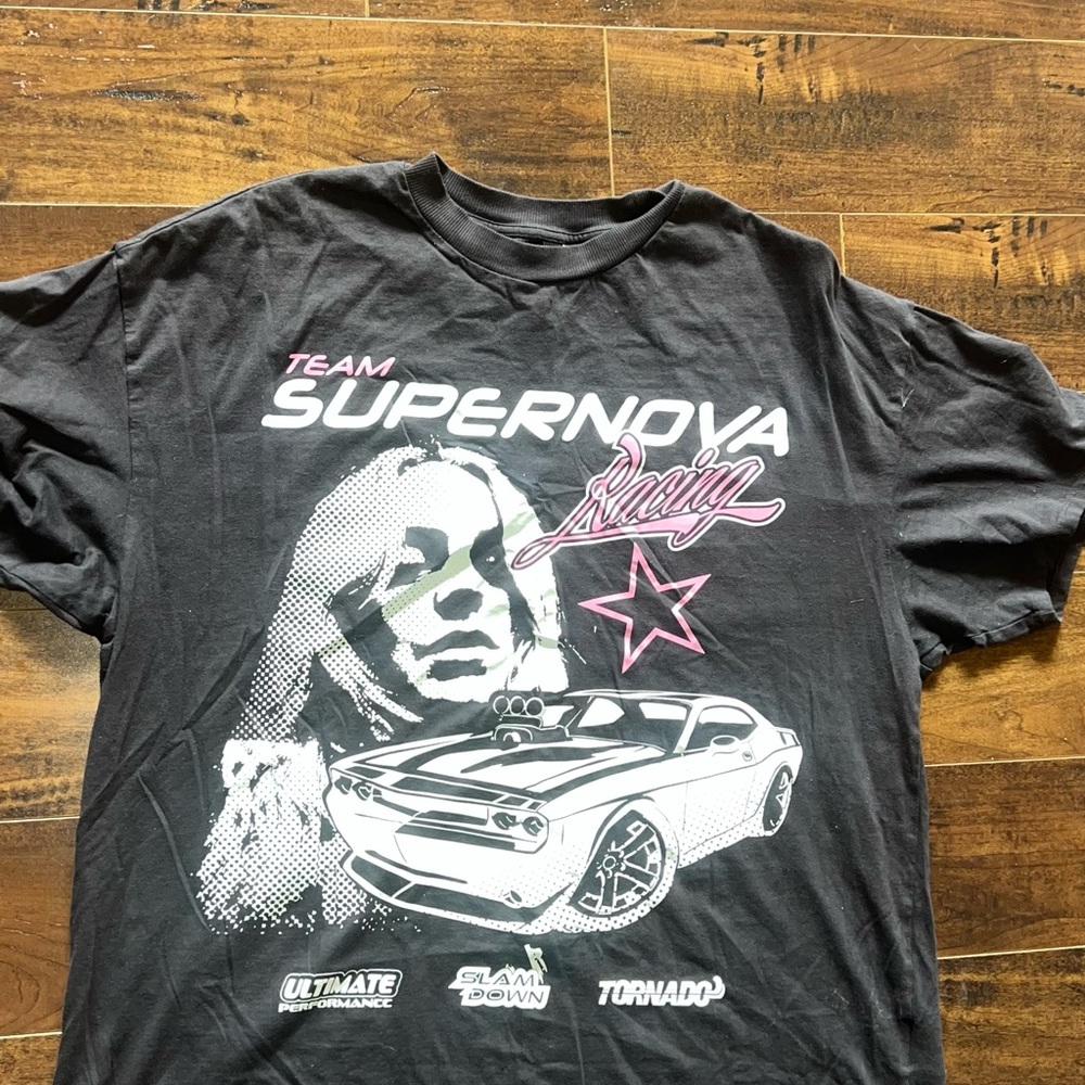 Team Supernova Racing Black Graphic T-Shirt